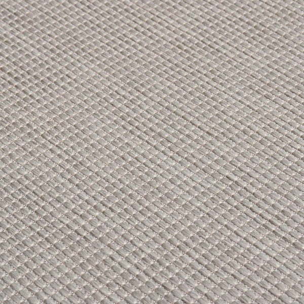 Hellgrauer Outdoor-Teppich 120x170 cm