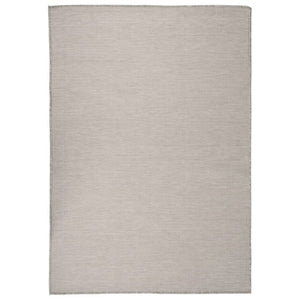 Hellgrauer Outdoor-Teppich 160x230 cm
