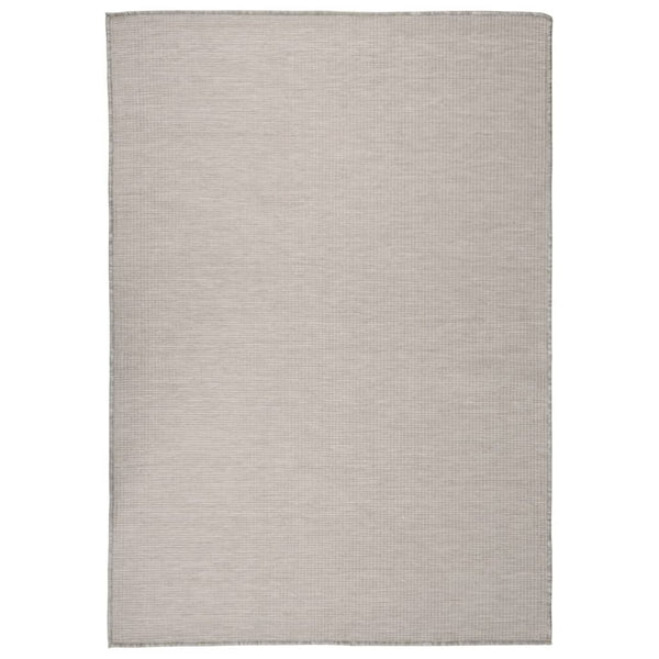 Hellgrauer Outdoor-Teppich 160x230 cm