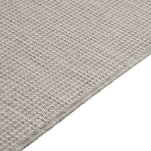 Hellgrauer Outdoor-Teppich 160x230 cm
