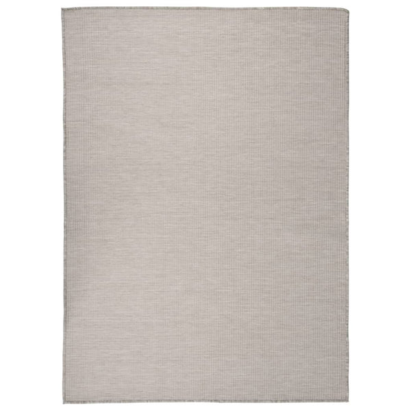 Hellgrauer Outdoor-Teppich 200x280 cm