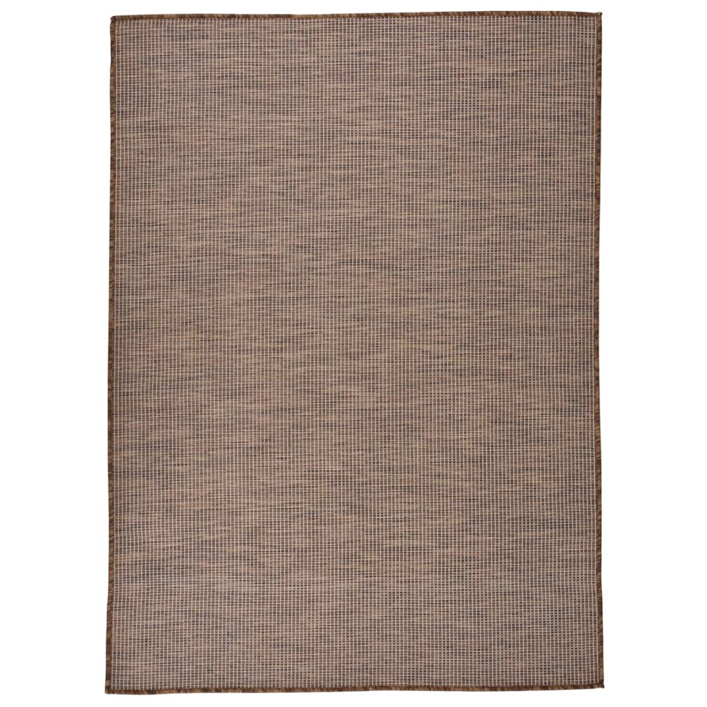 Braun Outdoor Teppich 200x280 cm
