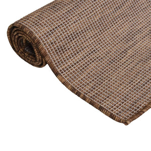 Braun Outdoor Teppich 200x280 cm
