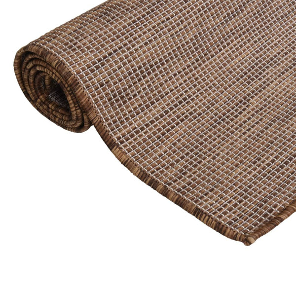 Braun Outdoor Teppich 200x280 cm