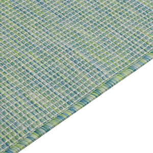 Türkis Outdoor Teppich 120x170 cm