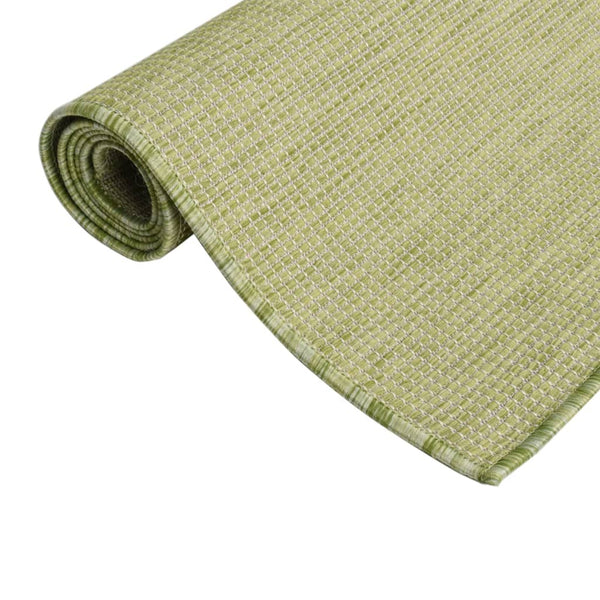 Grüner Outdoor-Teppich 200x280 cm