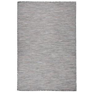 Outdoor Teppich Braun/Blau 120x170 cm