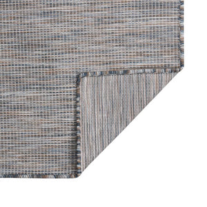 Outdoor Teppich Braun/Blau 120x170 cm