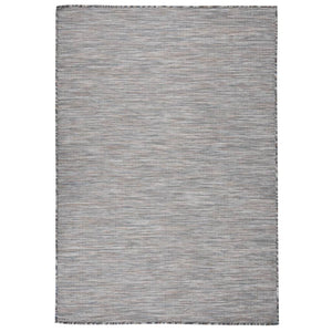 Braun-Blauer Outdoor-Teppich, 160x230 cm
