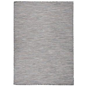 Braun-Blauer Outdoor-Teppich 200x280 cm