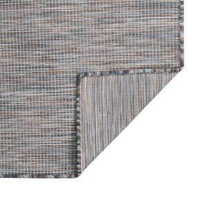 Braun-Blauer Outdoor-Teppich 200x280 cm