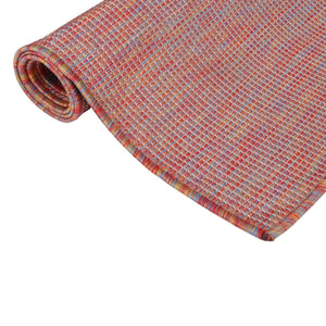 Roter Outdoor Teppich 120x170 cm