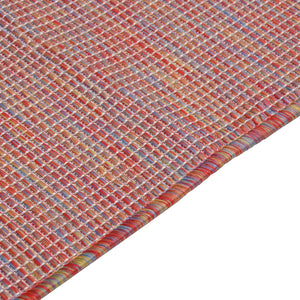 Roter Outdoor Teppich 120x170 cm