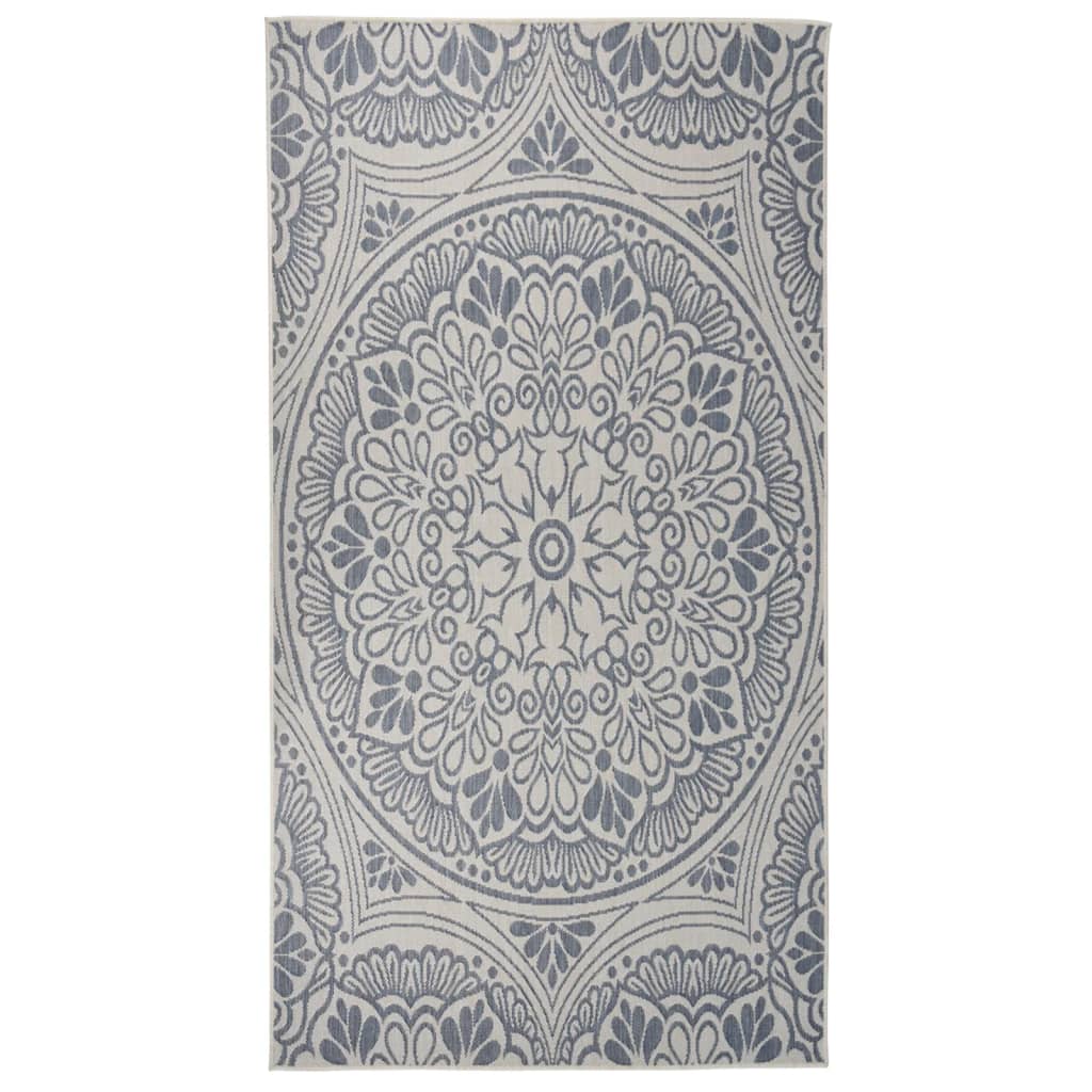 Blauer Outdoor-Teppich 80x150 cm