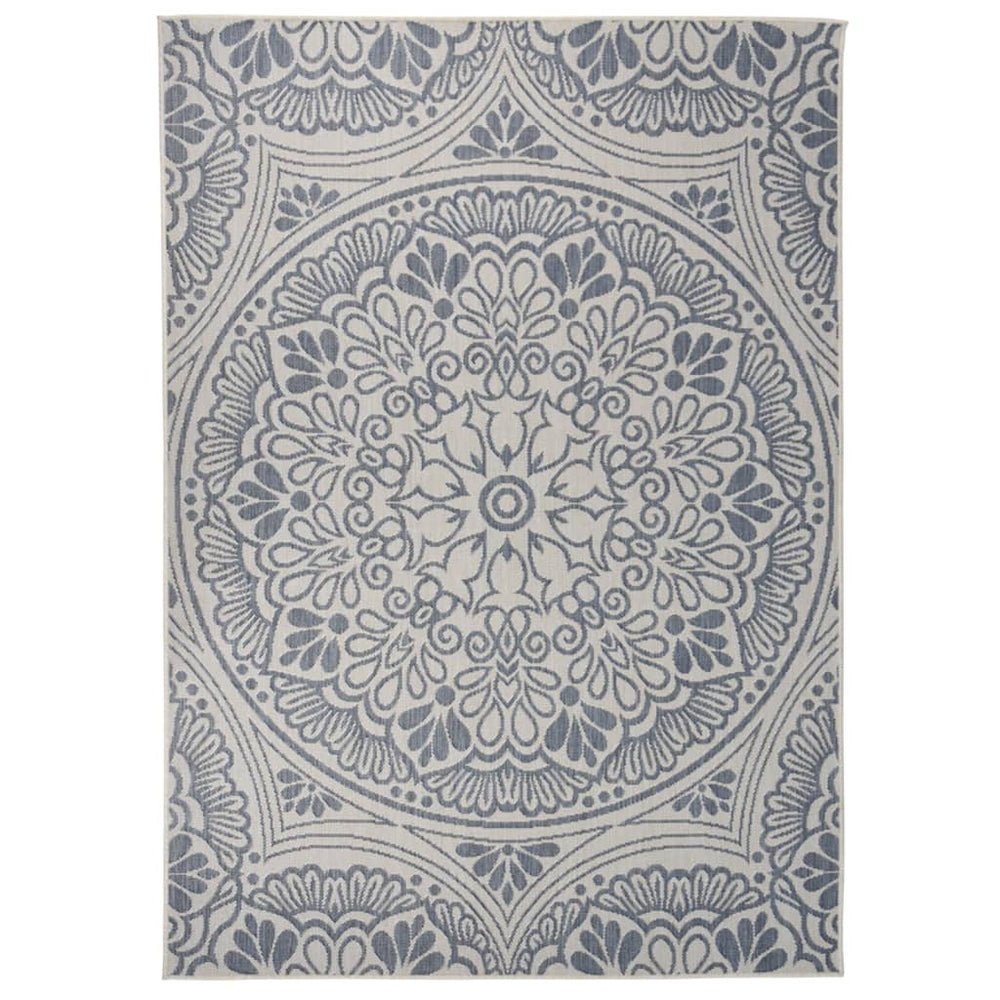 Blauer Outdoor-Teppich 120x170 cm