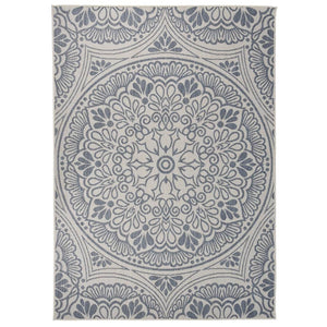 Blauer Outdoor-Teppich 120x170 cm
