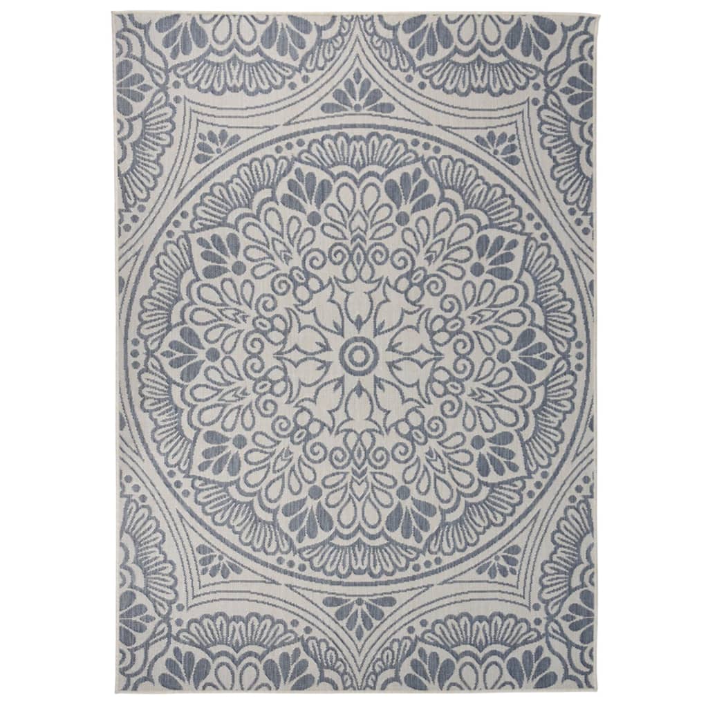 Blauer Outdoor-Teppich 120x170 cm
