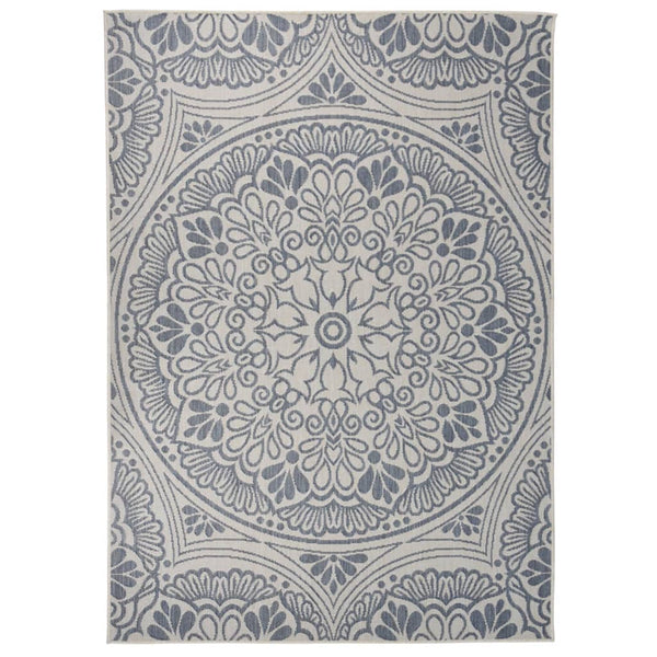 Blauer Outdoor-Teppich 120x170 cm