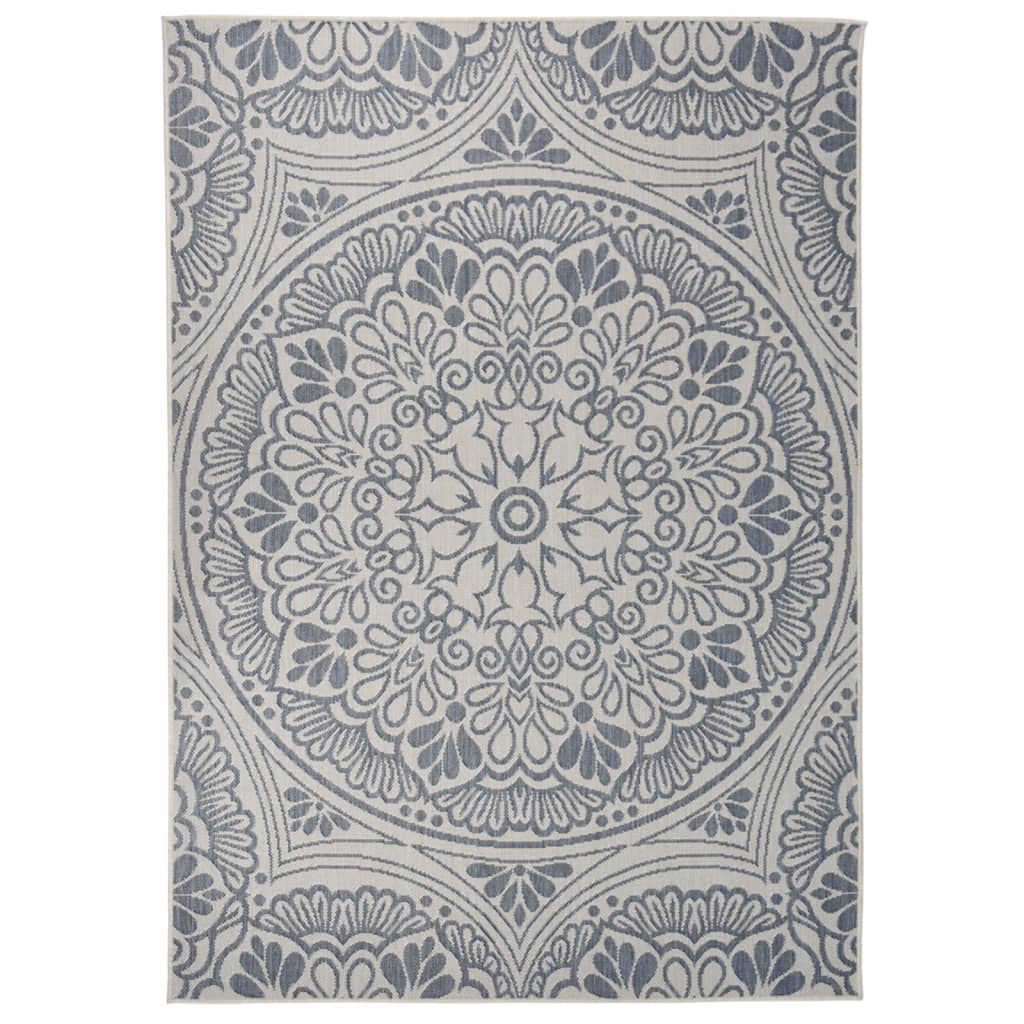 Blauer Outdoor Teppich 140x200 cm
