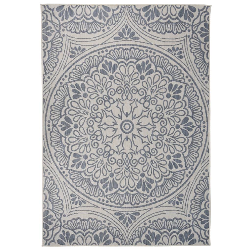 Blauer Outdoor Teppich 160x230 cm