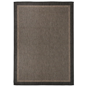 Dunkelbrauner Outdoor Teppich 200x280 cm