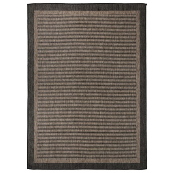 Dunkelbrauner Outdoor Teppich 200x280 cm
