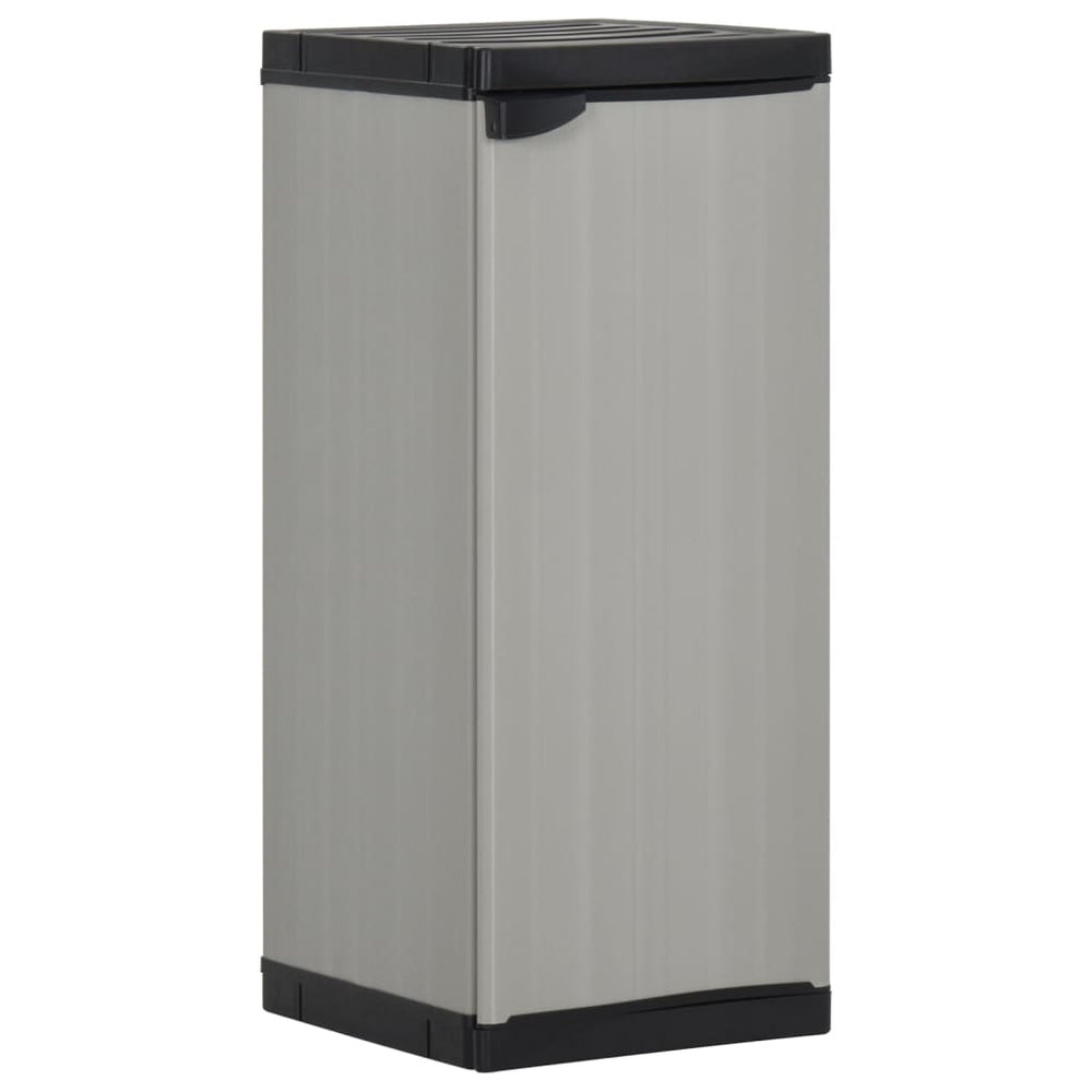 Garten Lagerschrank Grau/Schwarz 35x40x85cm