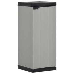 Garten Lagerschrank Grau/Schwarz 35x40x85cm