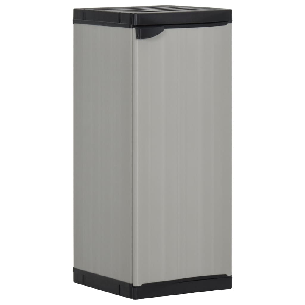 Garten Lagerschrank Grau/Schwarz 35x40x85cm