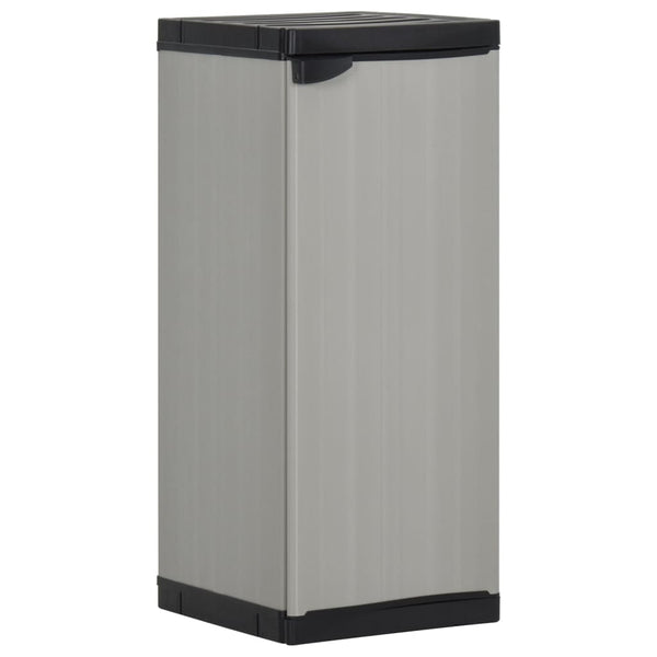 Garten Lagerschrank Grau/Schwarz 35x40x85cm