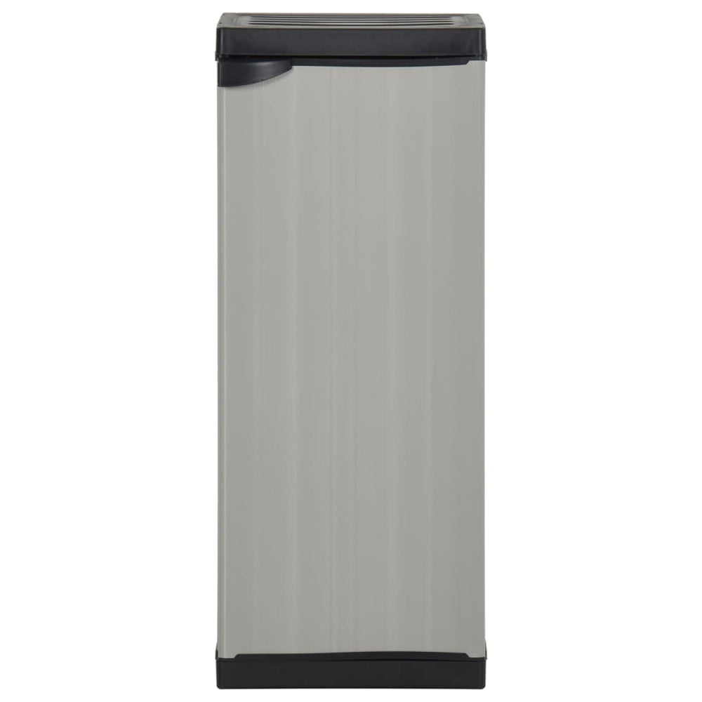 Garten Lagerschrank Grau/Schwarz 35x40x85cm
