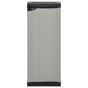 Garten Lagerschrank Grau/Schwarz 35x40x85cm