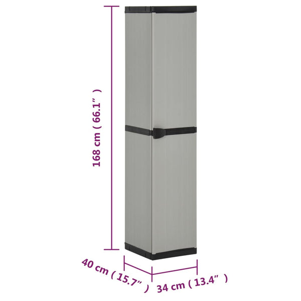 Garten Lagerschrank mit 3 Böden