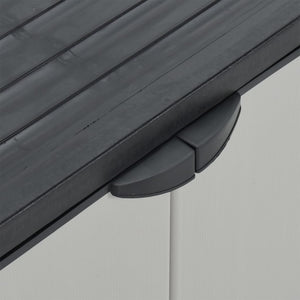 Mülltonnenbox Grau/Schwarz 68x40x85cm