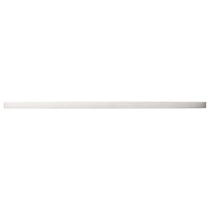 Weiße Tischplatte Ø90cm Kiefer Massivholz