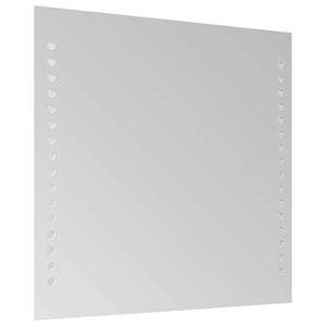 LED-Badspiegel 30x30 cm