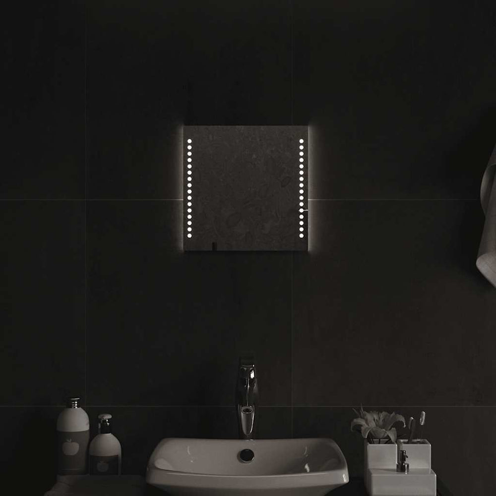 LED-Badspiegel 30x30 cm