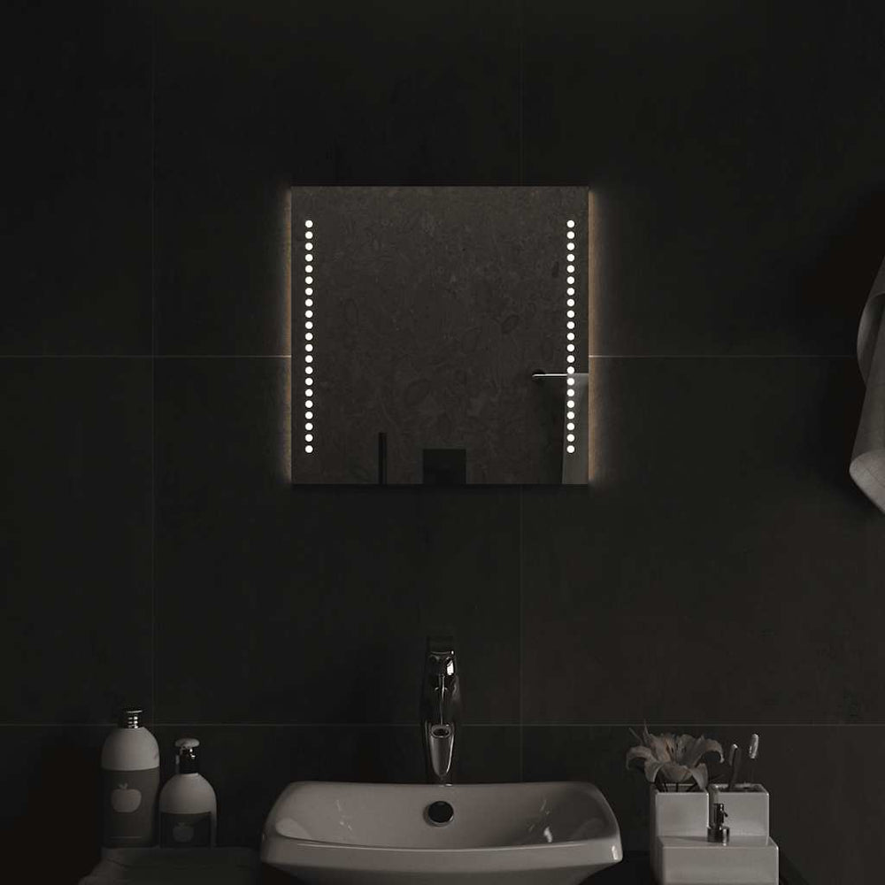 LED-Badspiegel 40x40 cm