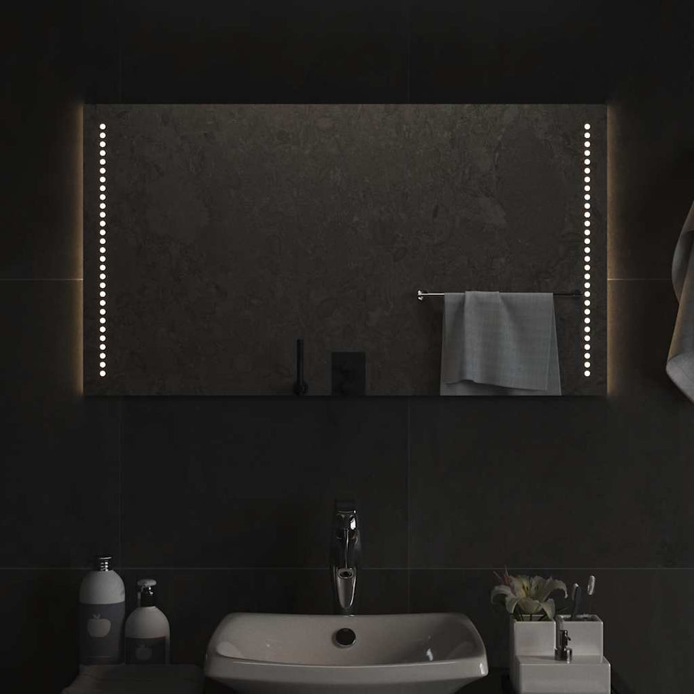 LED-Badspiegel 90x50 cm