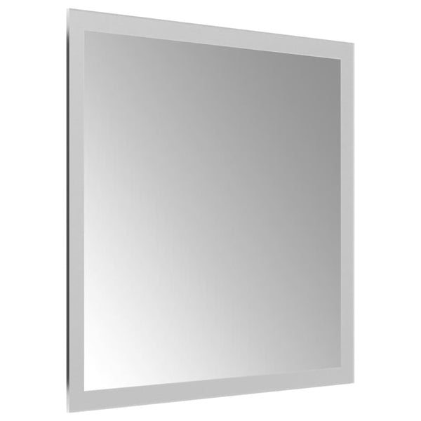 vidaXL Miroir de salle de bain LED 30x30 cm