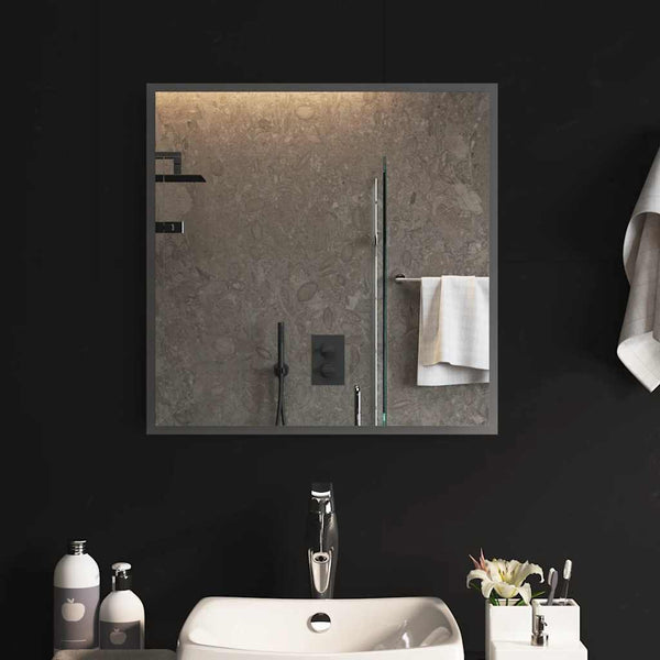 vidaXL Miroir de salle de bain LED 60x60 cm