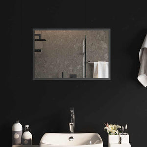 vidaXL Miroir de salle de bain LED 60x40 cm