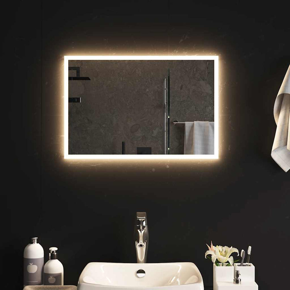 vidaXL Miroir de salle de bain LED 60x40 cm