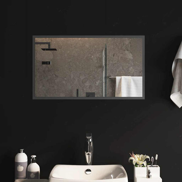 vidaXL Miroir de salle de bain LED 70x40 cm