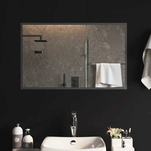 vidaXL Miroir de salle de bain LED 80x50 cm