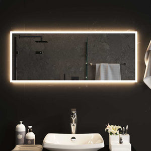vidaXL Miroir de salle de bain LED 100x40 cm