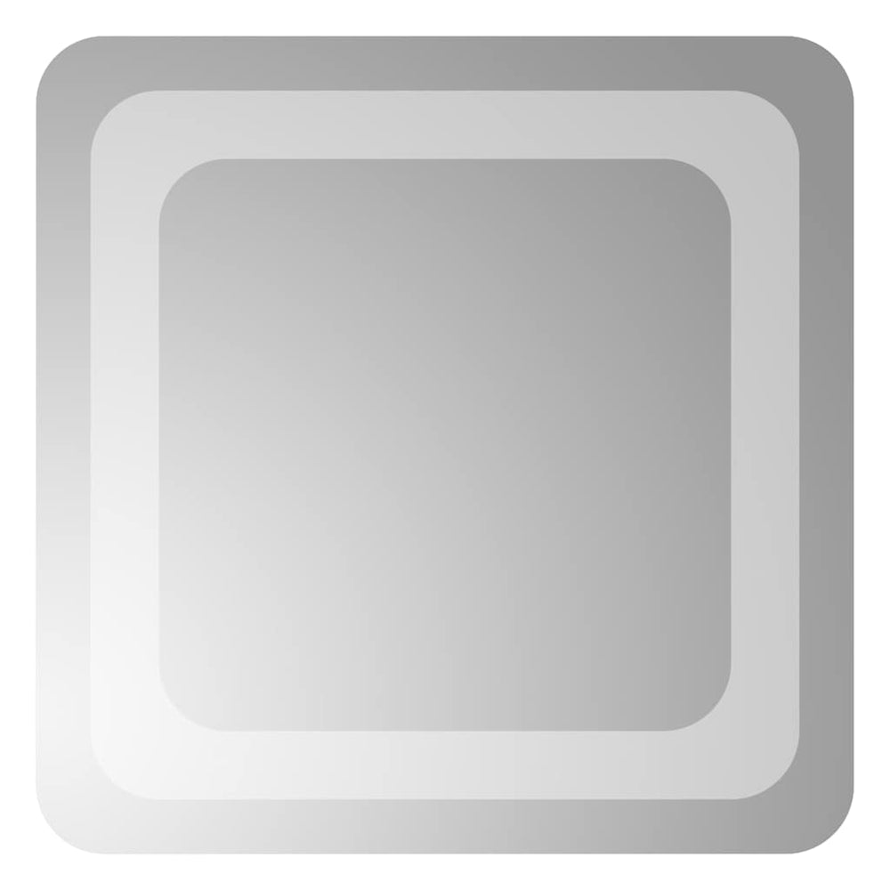 vidaXL Miroir de salle de bain LED 30x30 cm