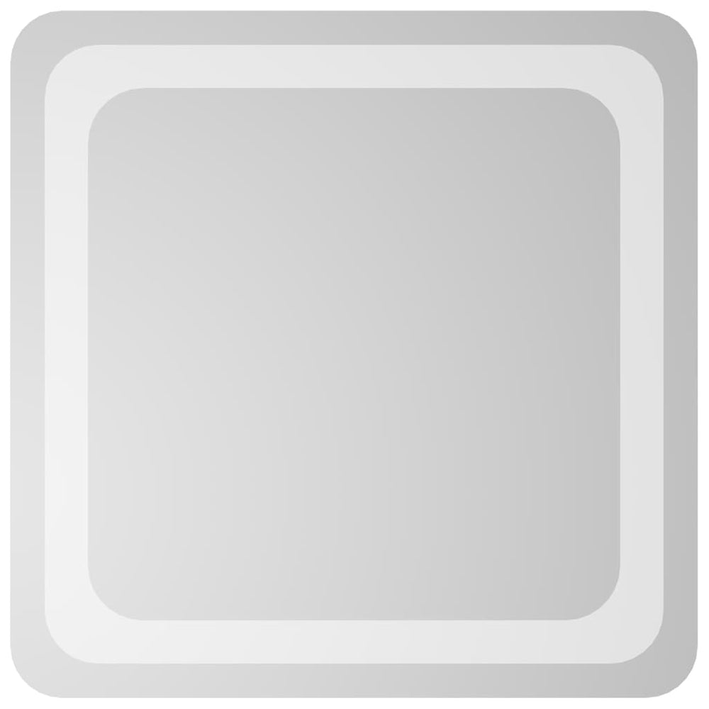 vidaXL Miroir de salle de bain LED 40x40 cm