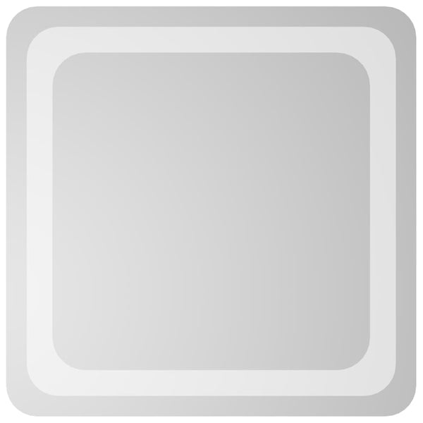 vidaXL Miroir de salle de bain LED 40x40 cm