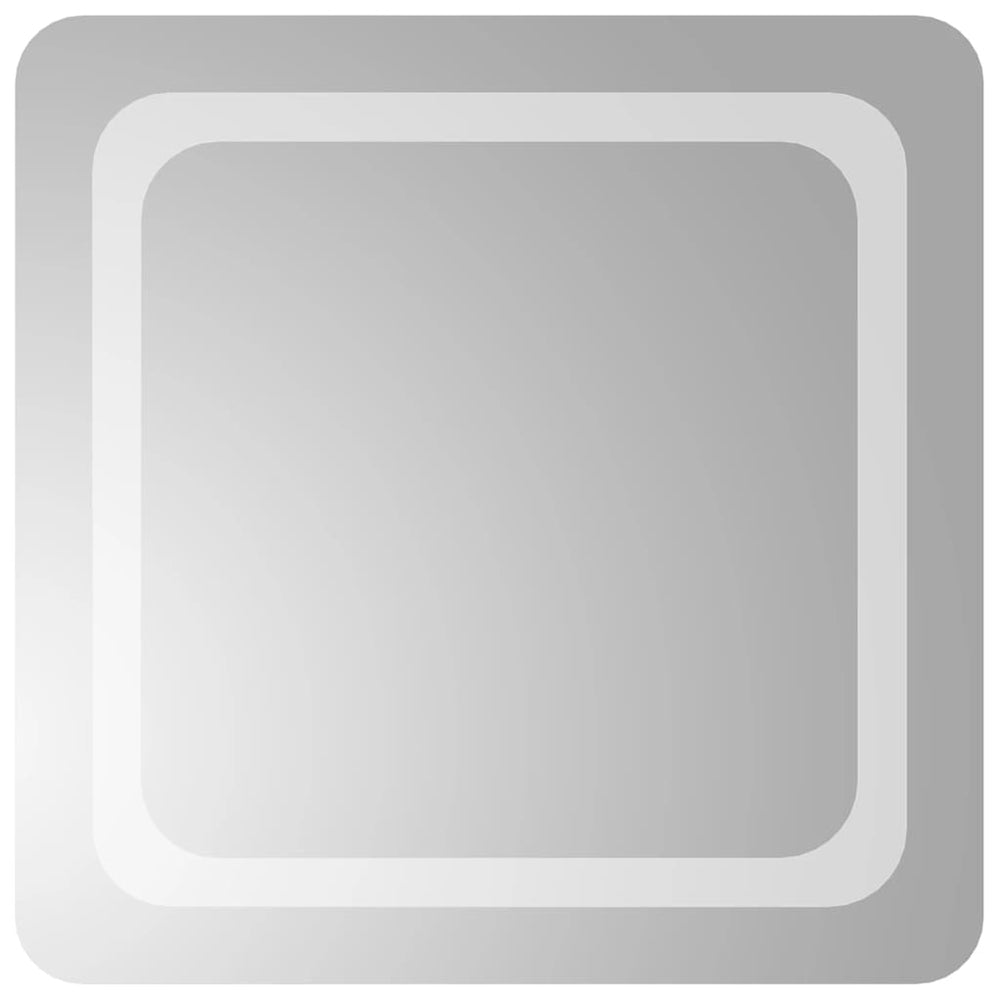vidaXL Miroir de salle de bain LED 50x50 cm